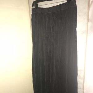 Diesel Maxi Black Silk Skirt
